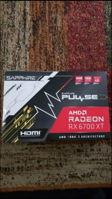 SAPPHIRE Pulse AMD Radeon RX 6700 XT 12GB GDDR6 1440p Gaming HDMI PCIe 4.0