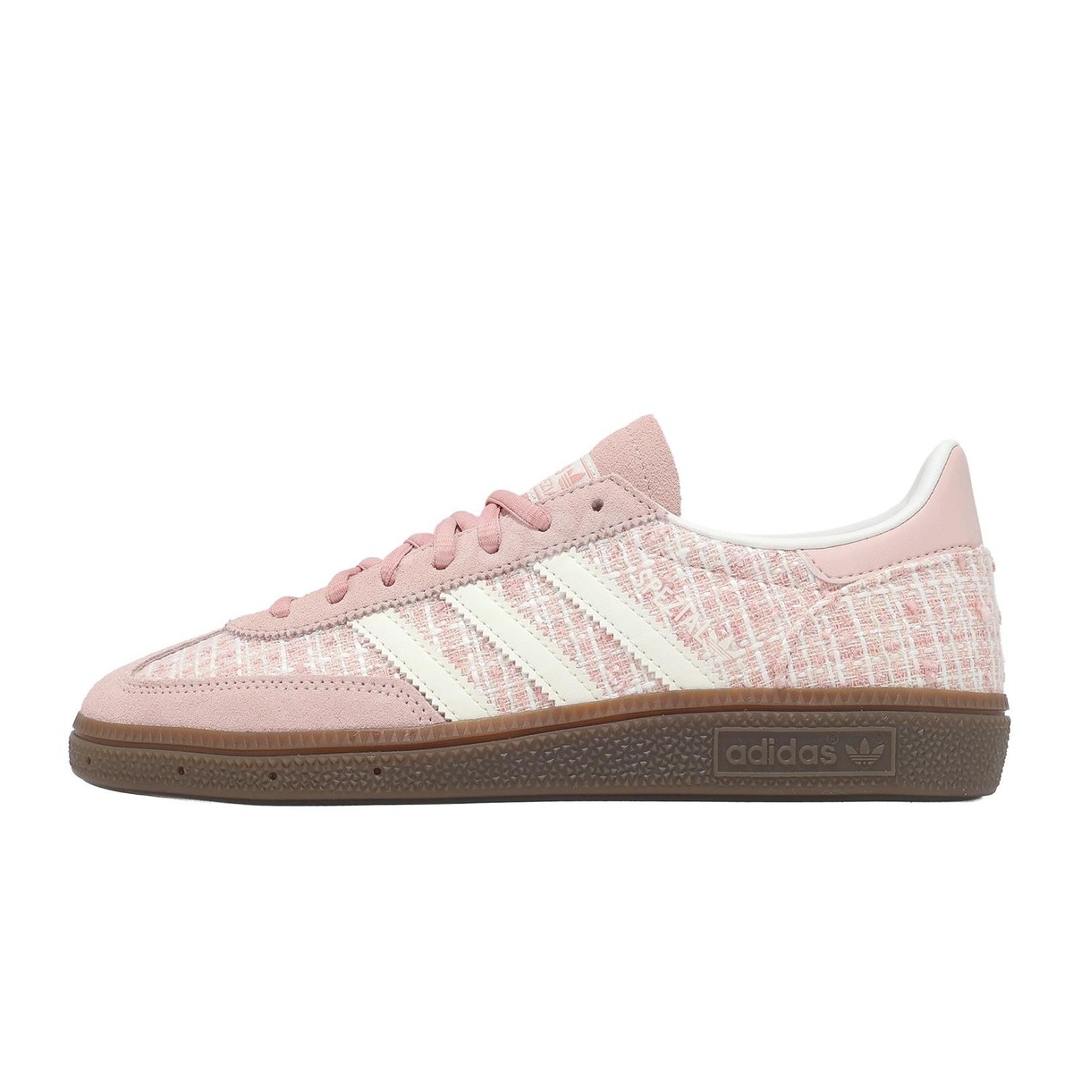 [ユウ] HANDBALL SPEZIAL W ピンク adidas Originals Handball Spezial W Pink White Women Casual Shoes