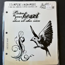 Tim Holtz Stampers Anonymous Take Flight UM Cling Rubber Stamps CMS017 Read