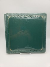 Creative Memories 12x12 Scrapbook Album Green Embossed Gold NEW Sealed 15 Pages
