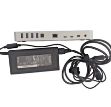 OWC Thunderbolt 3 Dock  Station OWCTB3DK12PSL W/ AC-Adapter Tested Apple 