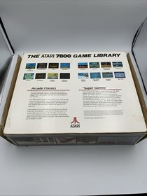 Atari 7800 Console Pro-System Composite AV and Power Mod w/ Controller  CIB