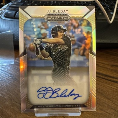 2019 Panini Prizm Draft Picks RC Auto Prizms #23 JJ Bleday Rookie Reds