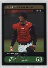 2002 Just Minors Justifiable Executive Proof Black /50 Jeff Mathis #53 0q3