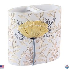 Avanti Linens - Toothbrush Holder, Countertop Accessories, Floral Bathroom Decor