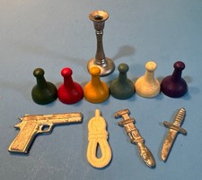 Juego de mesa Clue vintage 1963 piezas de repuesto piezas fichas