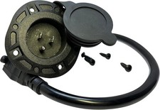 Waterproof Outdoor Electrical Outlet Receptacle for Marine, RV, Jeep, Truck, Boa