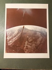 Vintage NASA Gemini Orbit Earth Photo Northwest Coast Australia 8x10 G-107-669