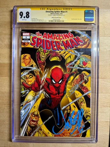 Amazing Spider-Man #1 CGC SS 9.8 Webstore Exclusive Signed Jonboy Meyers ✨✨✨