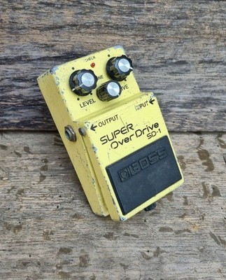Boss, SD-1, Super Overdrive, Guitar. Effect Pedal, Older Model