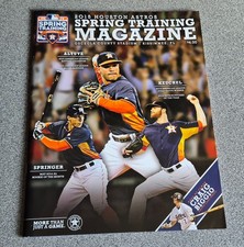 2015 MLB HOUSTON ASTROS SPRING TRAINING MAGAZINE ** VS NY YANKEES MARCH 29 2015