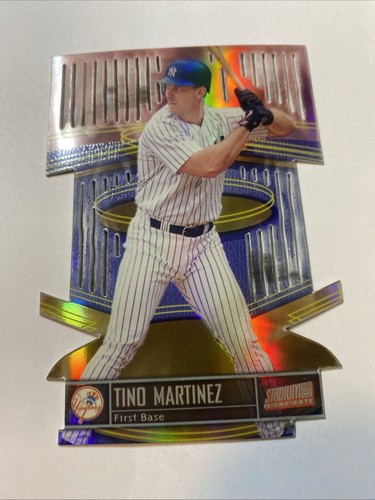 1999 Topps Stadium Club Triumvirate Luminescent Tino Martinez #T4B Baseball Card