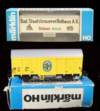 train HO MARKLIN -  2 WAGONS 4414 - 4437 / jouet ancien