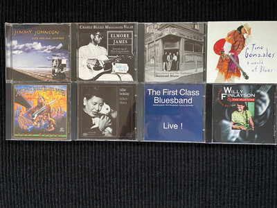 8 CDs  Blues Paket (u.a. Jimmy Johnson/Elmore James/Tino Gonzales/Bill. Holiday)