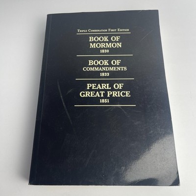 Triple Combination LDS 1st edition 1800's versions Reprint 2022