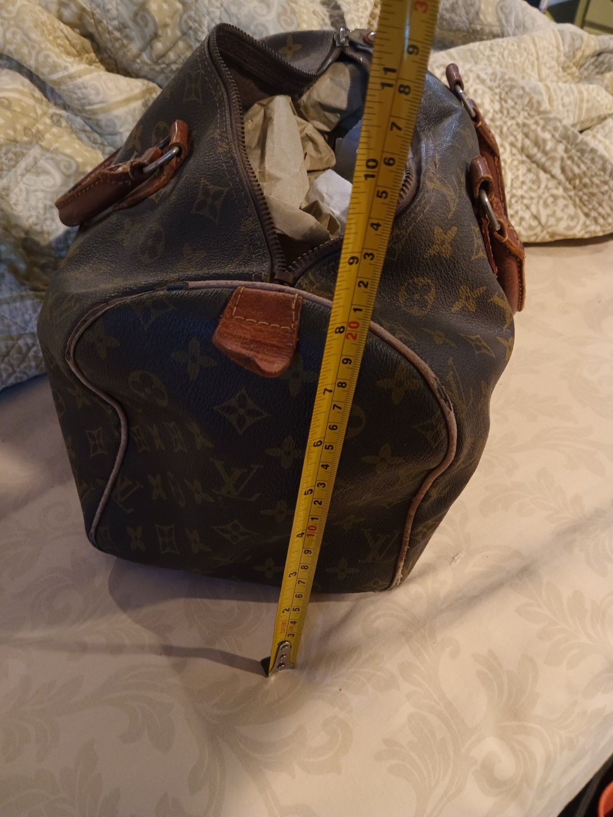 Louis Vuitton Speedy  Bag  Brown Canvas 