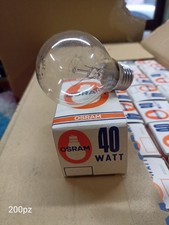 blocco rimanenza lampadine ad incandescenza OSRAM E 27 220 VOLT 40 WATT