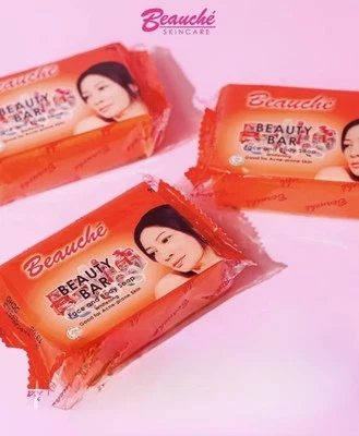 3 Beauche Kojic Soap with Papaya Extract 90g each