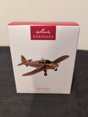 2024 Hallmark Keepsake Sky's The Limit : Callair A-2 Plane Ornament