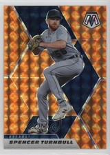 2021 Panini Mosaic Reactive Orange Mosaic Prizm Spencer Turnbull #182 0mv0