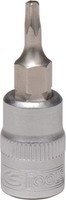 "Ks Tools 911.1707 1/4\" Bit-Stecknuss, FüNfstern Mit Stirnlochbohrung, TS40"