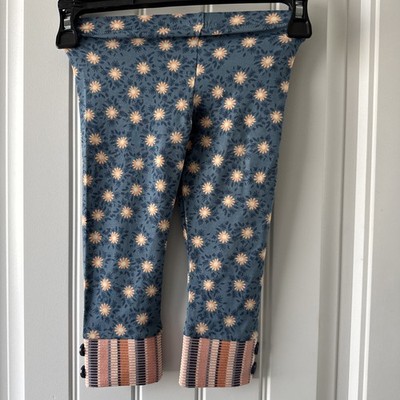 Girls Finding Foxtale Pink Posy Leggings Size 2