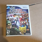 Nintendo Super Smash Bros. Brawl Fighting Action Nintendo Wii 2008 Manual Wi-Fi