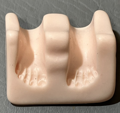 Amaco Push Molds #16 3/4  Feet Doll Character Polymer Clay Fimo