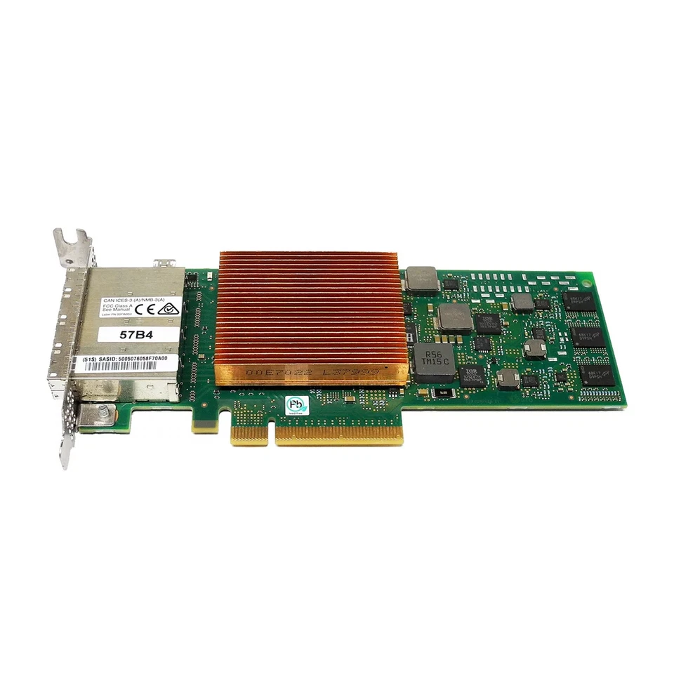 RAID Controller IBM 57B4 Adapter PCIe 3.0x8 4x SFF-8644 6Gb SAS 01DH506 - Bild 2 von 2