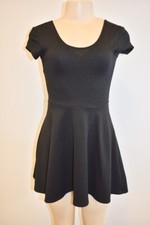 Designer Planet Gold Little Black Dress Size XSmall On Sale