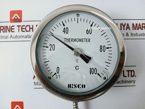 Hisco 0 to 100˚C Thermometer E90002460 2/1 - Picture 3 of 6