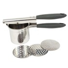 Appetito Stainless Steel Potato Ricer Smooth Dishwasher Safe With 3 Discs