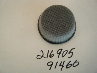 NEW MCCULLOCH AIR FILTER   PN 216905, 91460  FITS: MAC 110, 120, 130, 140,