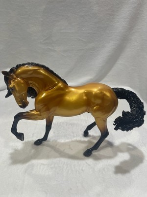 Breyer Tesoro De Oro - 2014 Web Special - 1000 Made - on Gypsy Vanner (Iberian)