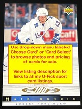 Hockey 1993 Upper Deck ( 1-235) - U PICK - Sharp High Grade Cards - NRMT to MINT