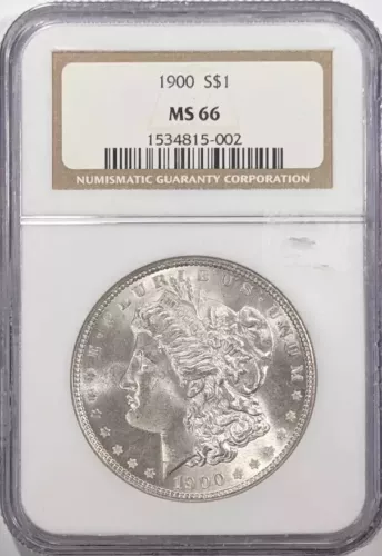 1900 P Morgan Silver Dollar NGC MS-66