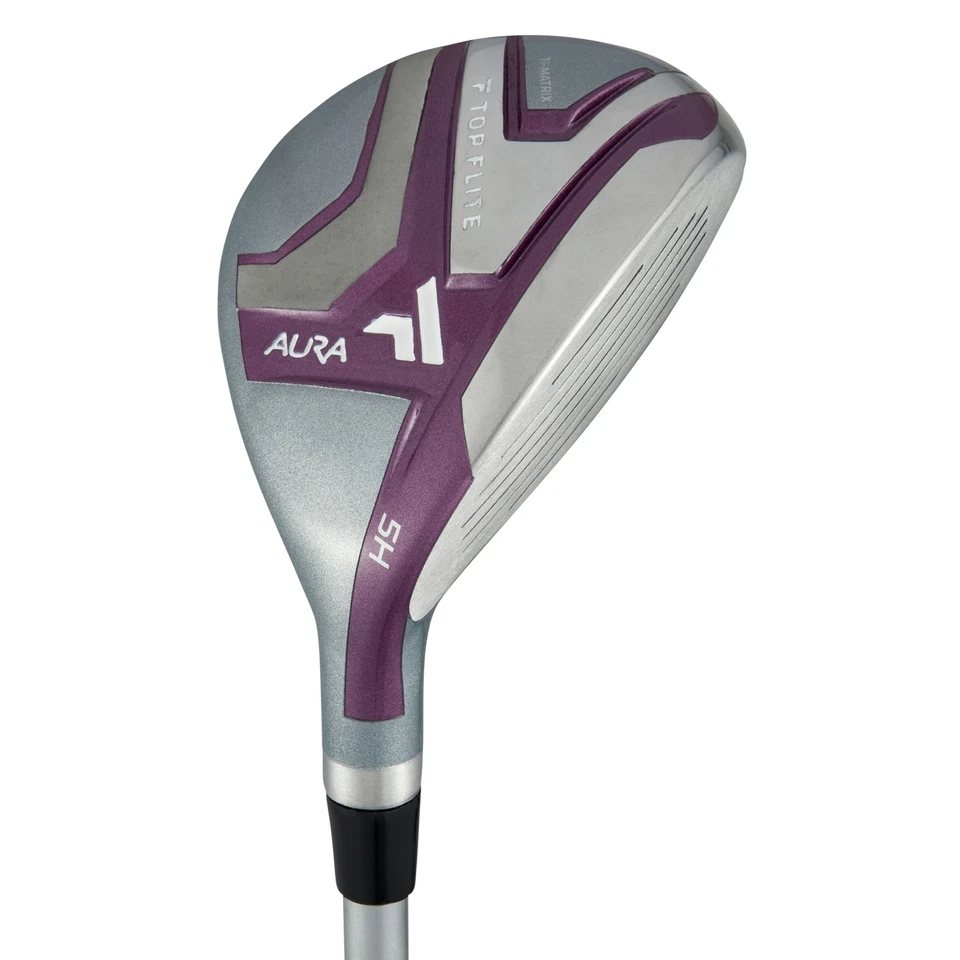 Top Flite Aura 2022 Ladies Hybrid 4H/5H LRH Grafalloy ProLaunch Blue Shaft - Image 3 of 4