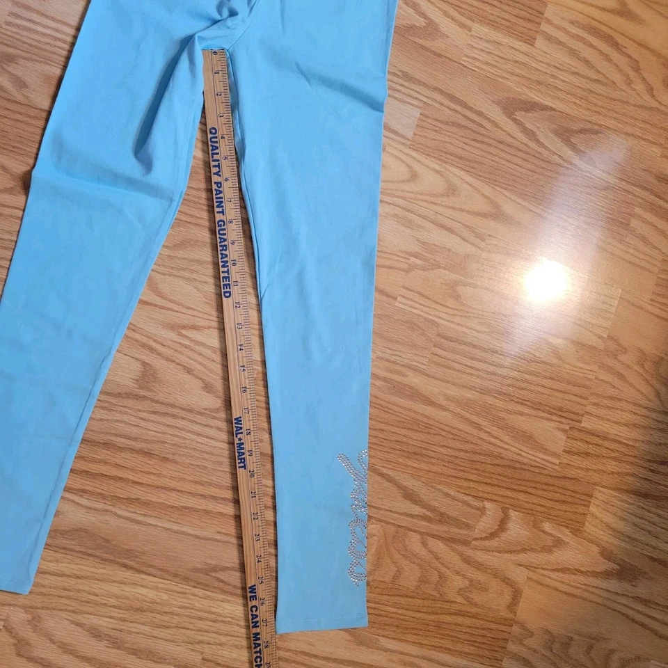 Nuevo Con Etiquetas GUESS Niñas Talla 14 Yenifer Logo Leggings Azul Cielo Natural Nuevo Con Etiquetas Foto 4 de 4