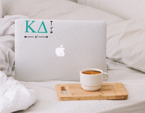 Kappa Delta Decal Sorority Car Window Bumper Vinyl Sticker 8"x4" Gift - Picture 9 of 9