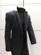 Ermenegildo Zegna Navy Blue Wool Mila Fit Blazer Size