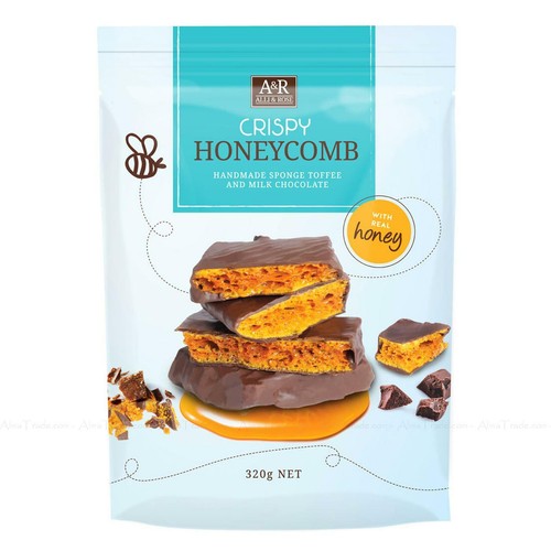 Alli & Rose Crispy Sponge Toffee Milk Chocolate Honey Pack