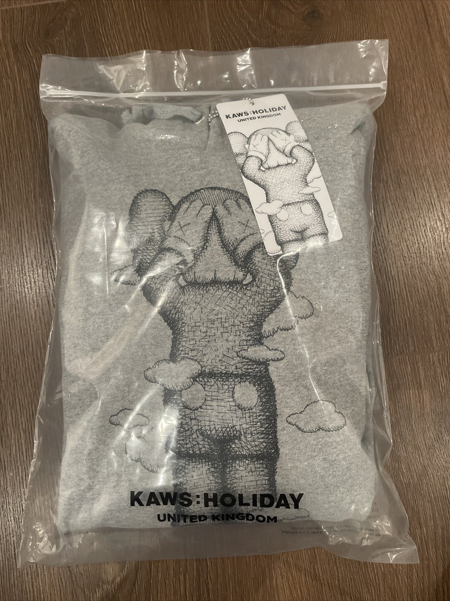 パーカー・フーディ KAWS Holiday UK Hoodie NEW KAWS Holiday UK Hoodie Grey Size Medium 2021 LIMITED IN