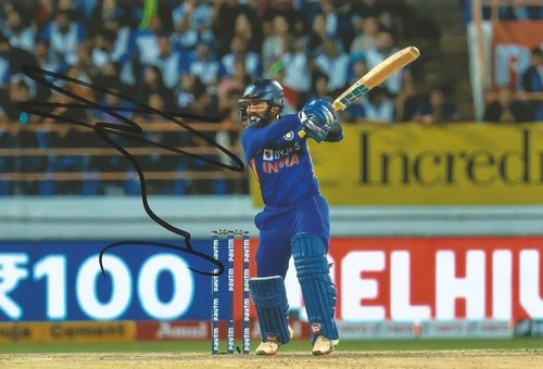 INDIA CRICKET: DINESH KARTHIK SIGNED 6x4 TWENTY20 ACTION PHOTO+COA - 第 1/1 張圖片