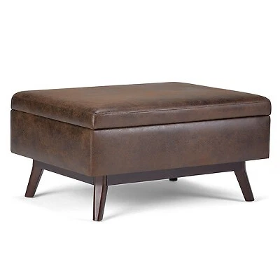 Ethan coffee table storage ottoman deals