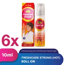 6 pcs FreshCare Strong Hot Minyak Angin Aromatherapy Medical Oil Roll On