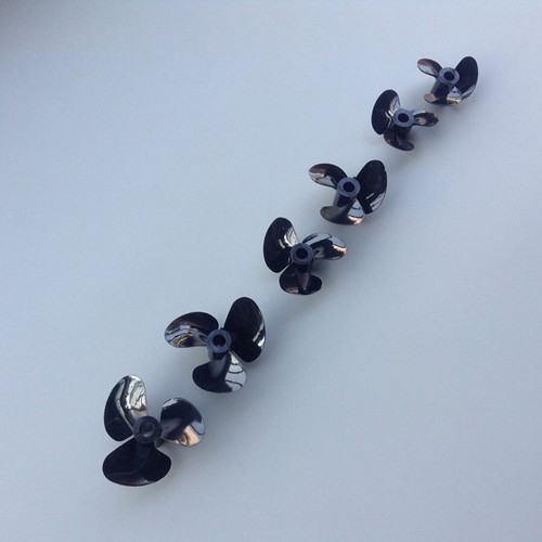 High-speed 3-blade Paddle 26MM 30MM 34MM CW CCW Propellers for RC Boat DIY - Picture 3 of 12