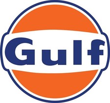 Gulf Oil sticker Vinyl Decal |10 Sizes!! with TRACKING