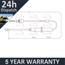 Fits Renault Scenic 2009-2012 Purevue Rear Hand Brake Cable 364000004R