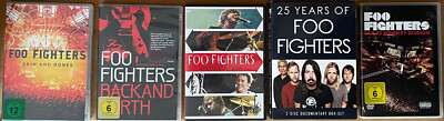 Foo Fighters DVD Sammlung (5 Stück)