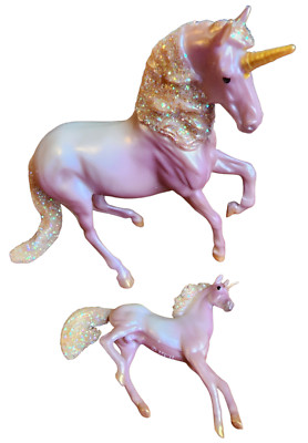 BREYER FAIRYTALE FRIEND'S CLUB ''DAZZLE'' ALBOROZO #712314 W/MINI DAZZLE